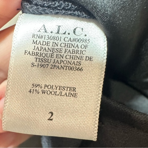 A.L.C. Lucien Flare leg cropped pants Wool Blend size 2 Luxury - Picture 9 of 10
